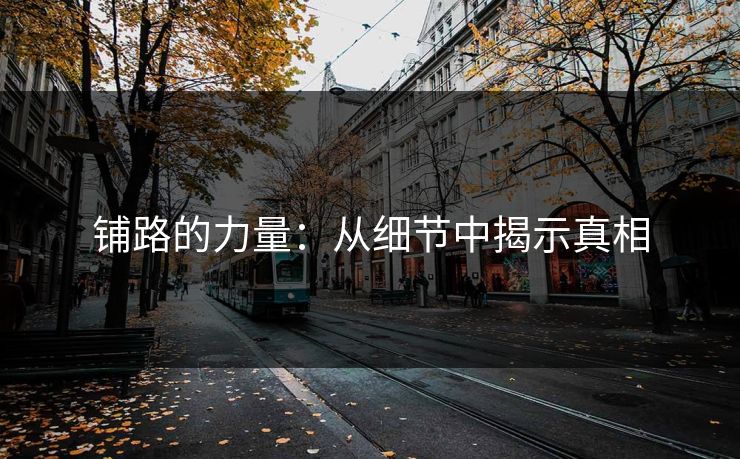 铺路的力量：从细节中揭示真相  第1张